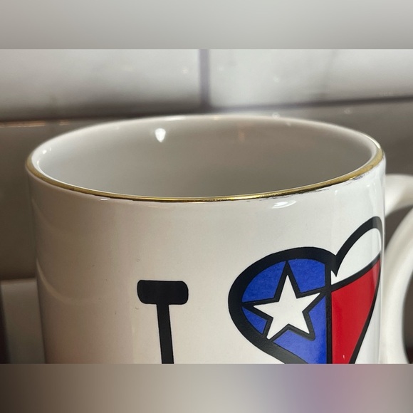 I Love TEXAS Set of Two Coffee Mugs - Picture 7 of 10